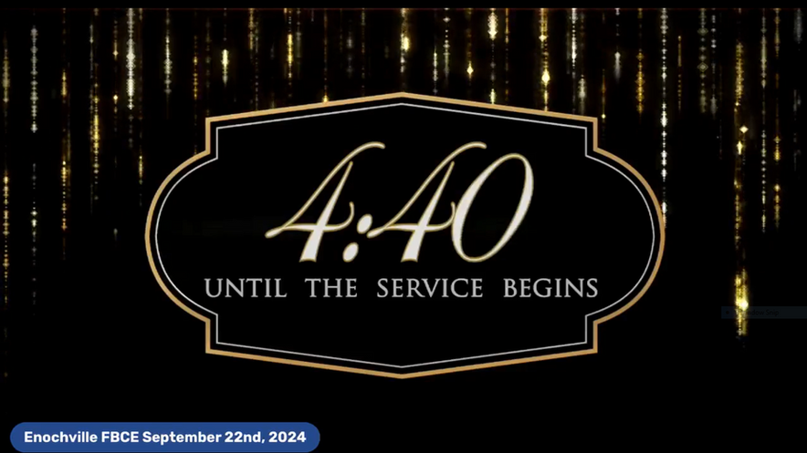 Sunday Worship 9-22-24